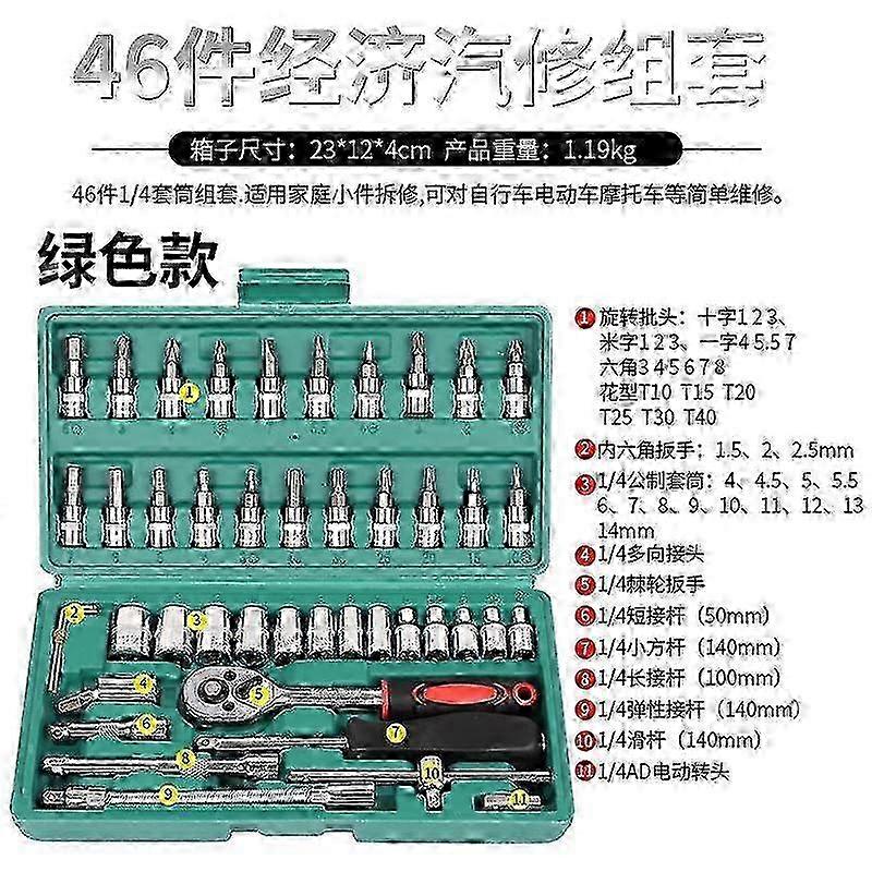 Slanke accu-ratelset 3/8 elektrisch voor schip