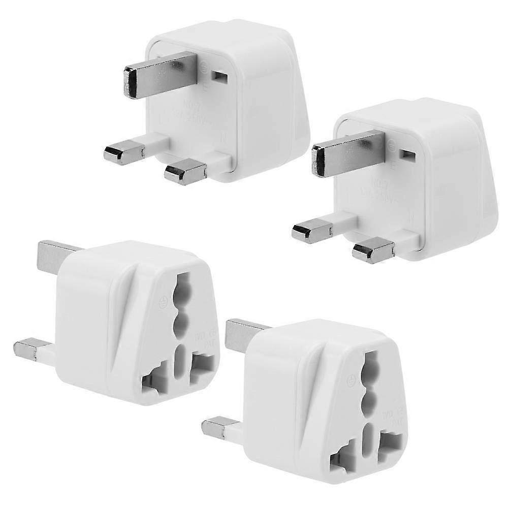 4x Socket Adapter - Set of 4 UK Type G Sockets Power Adapter