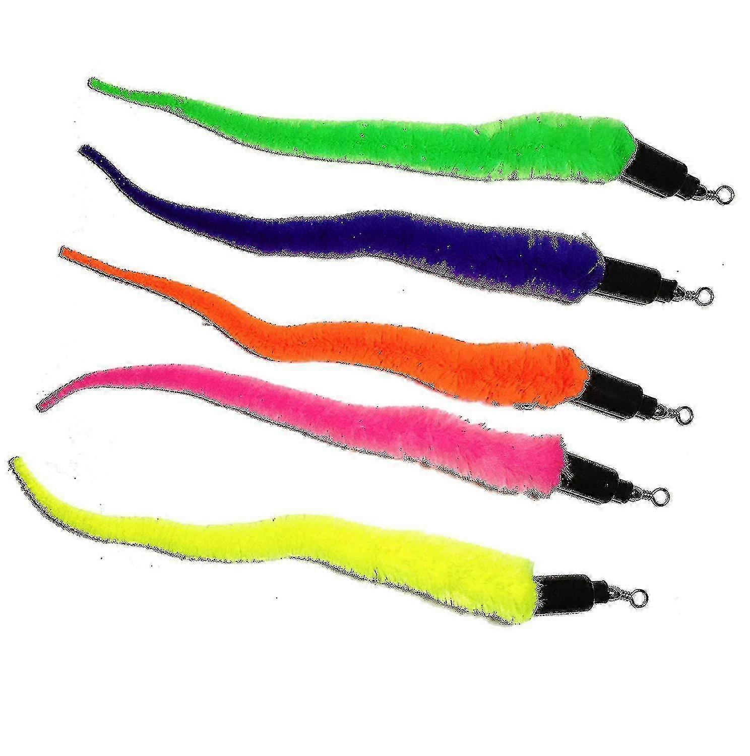 5 Pack Replacement Worms For Wands Toy For Cat & Kitten 2025