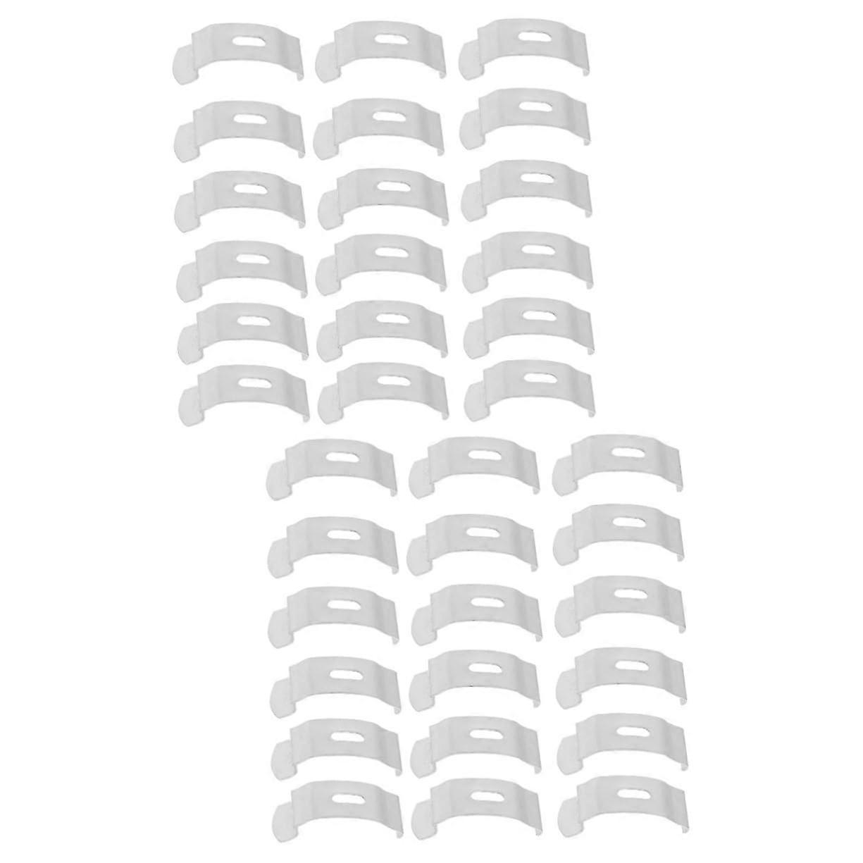40 Pcs Vertical Blind  Clips with Smooth Surface for Window Blind Track Installation