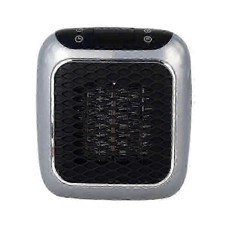 Portable Heater, 800w Ceramic Plug In Heater, Space Electric Fan Heater With Remote Control, 12h Timer, Led Display, 2 Heat Setting