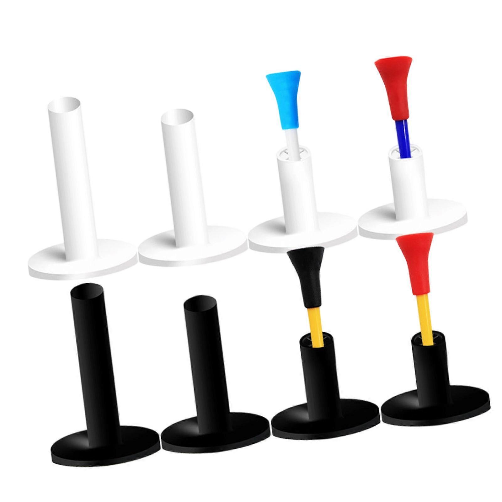 12lots Step Down Golfs Tees Big Cups Scale Durability Golfs Tees Suitable for Various Skill Levels Multicolor
