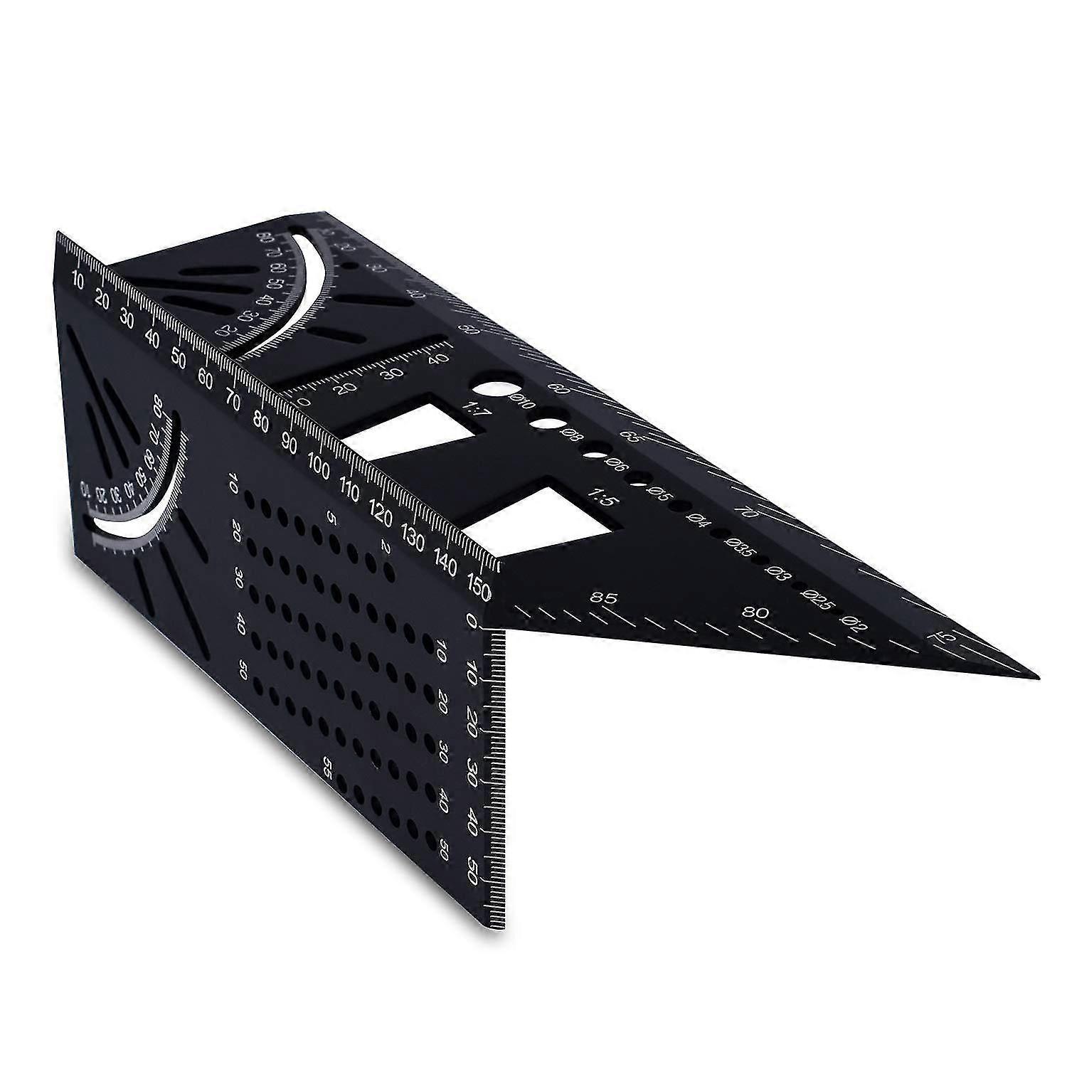 Aluminum Alloy 3d Mitre Angle , 45/90angle Measuring Square Ruler, T Shape Woodworking Ruler For Carpenter
