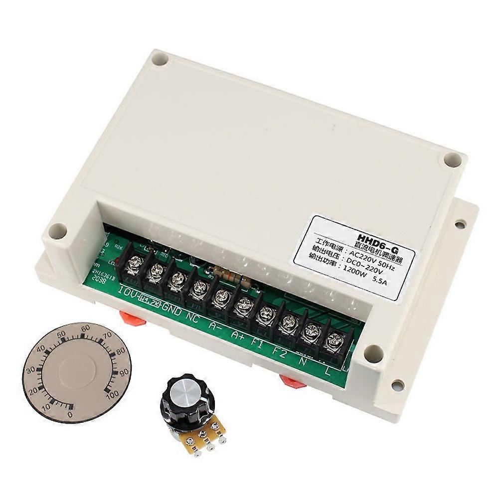 HHD6-G PWM Motor Speed Controller Input AC220V Output DC 0-220V 1200W -10-+65C Adjustable Electrical Supplies Module