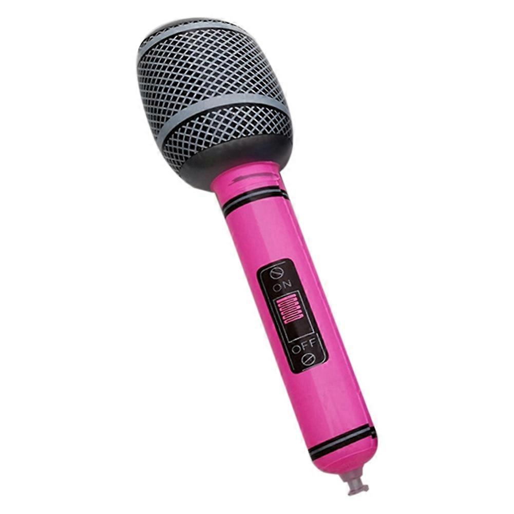Inflatable Mini Microphone. Perfect Gifts, Entertainment Interactive Props with Random Colors. 80 Microphone