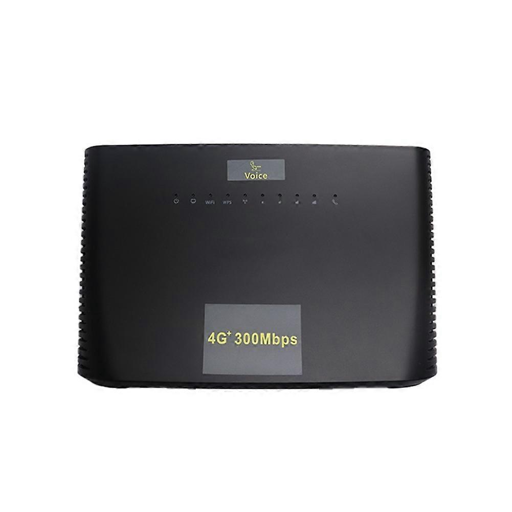 H305 4G LTE CAT4 Router 300Mbps with SIM Card Slot+Voice Phone Port+4XRJ45 Network Port Wifi Router Hotspot US Plug