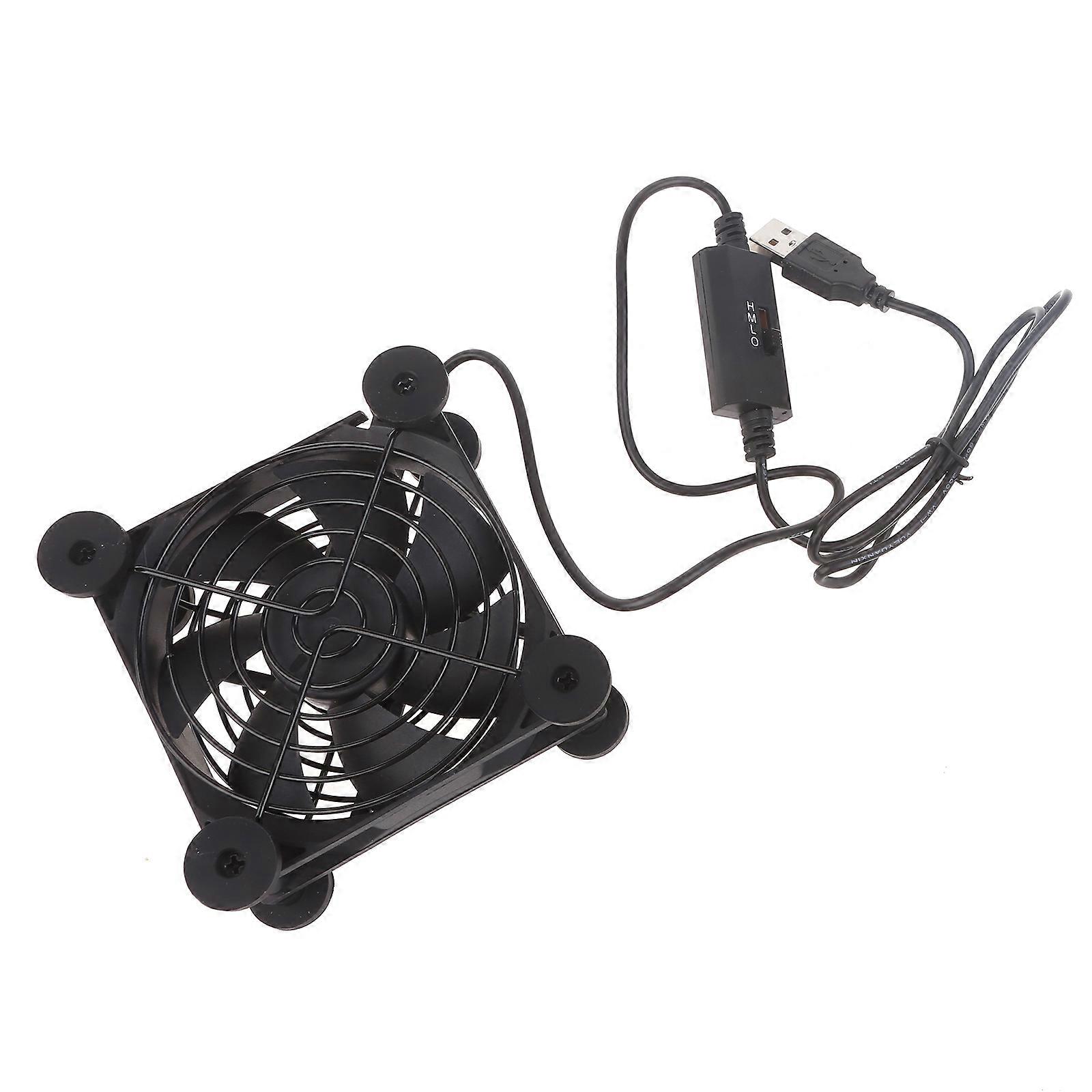 Portability Router TV Box Cooling Fan Convenient USB Fan High Compatibility Router Heatsink Good Heat Dissipation Fan Multicolor