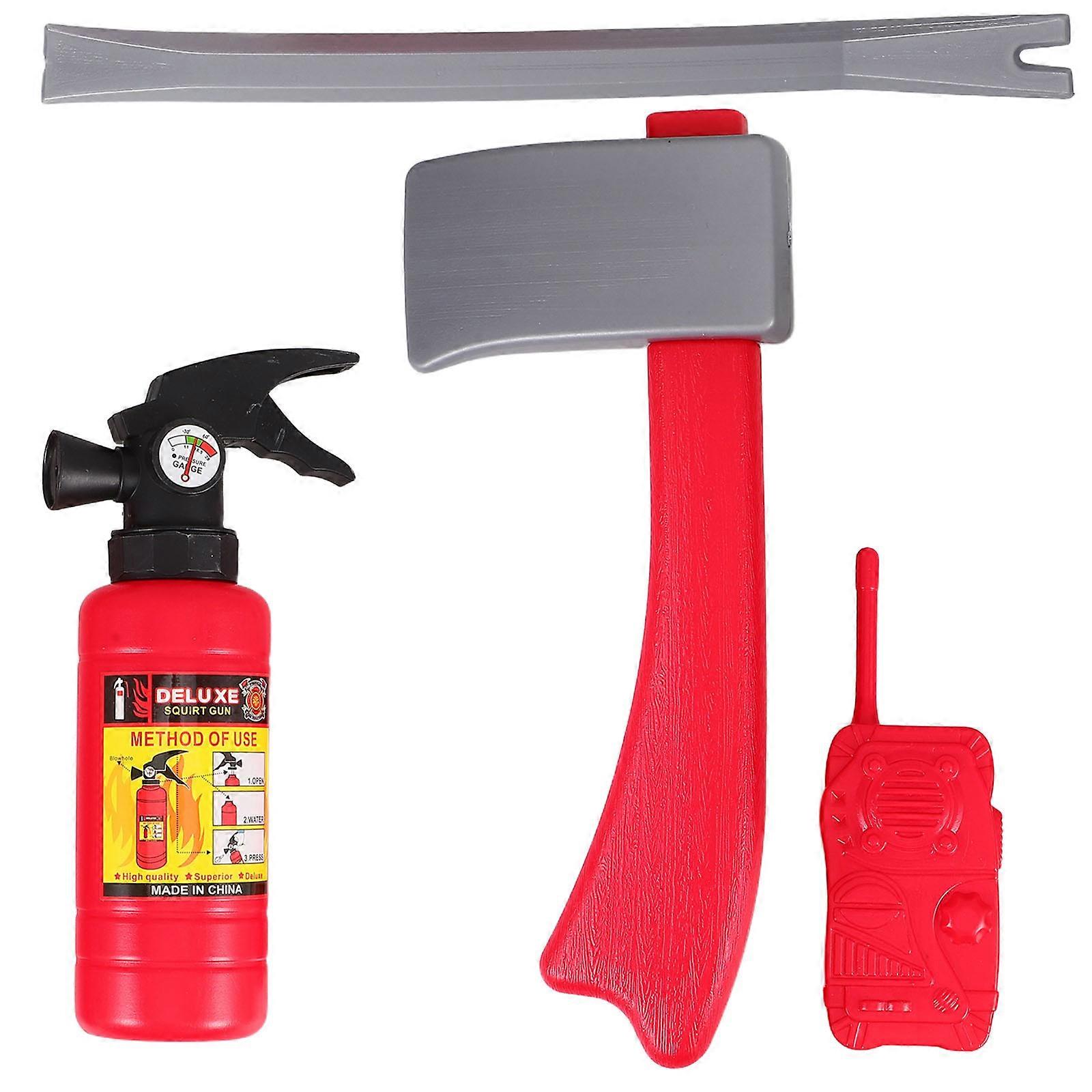 1 Set Children's Role-play Firefighting Simulation Props Children Pretend Toys