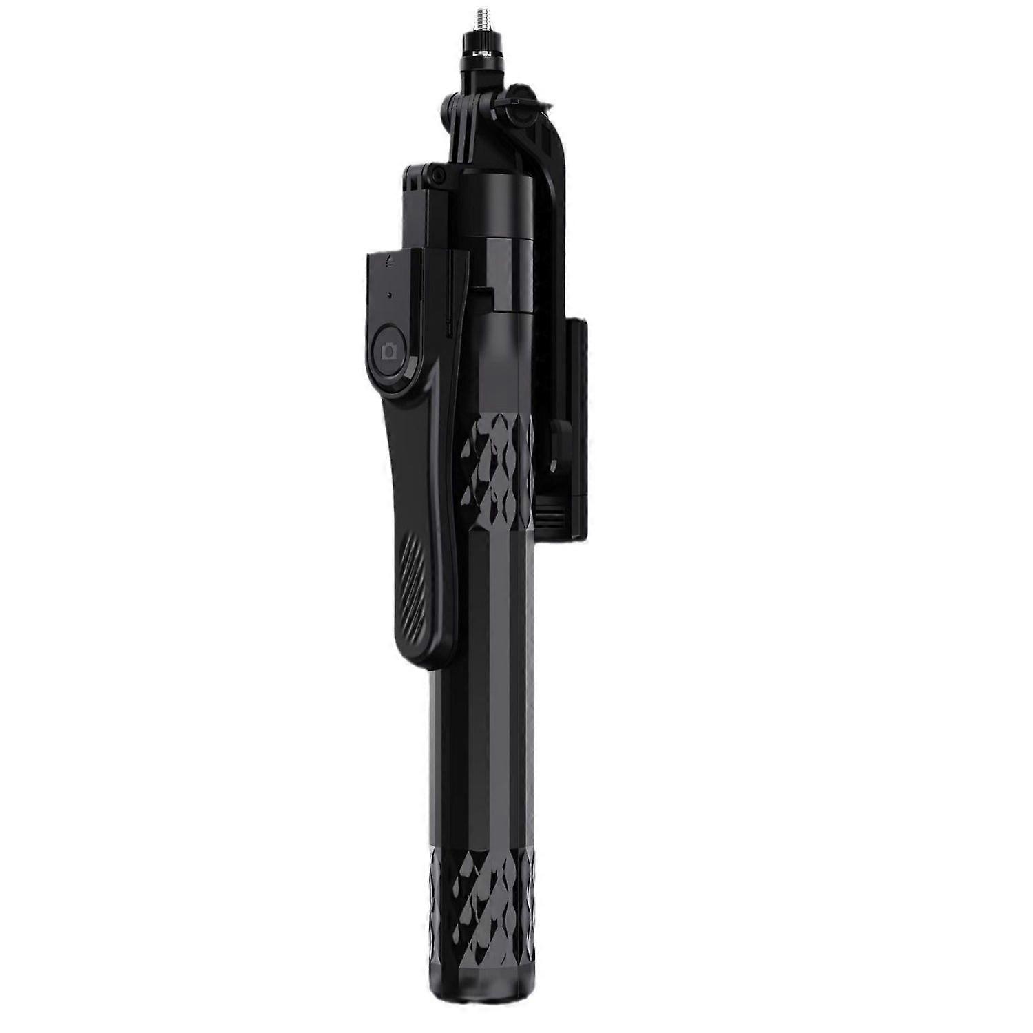 Extended and Reinforced Tripod Bluetooth Selfie Stick, Foldable and Portable, with Built-in Remote Control