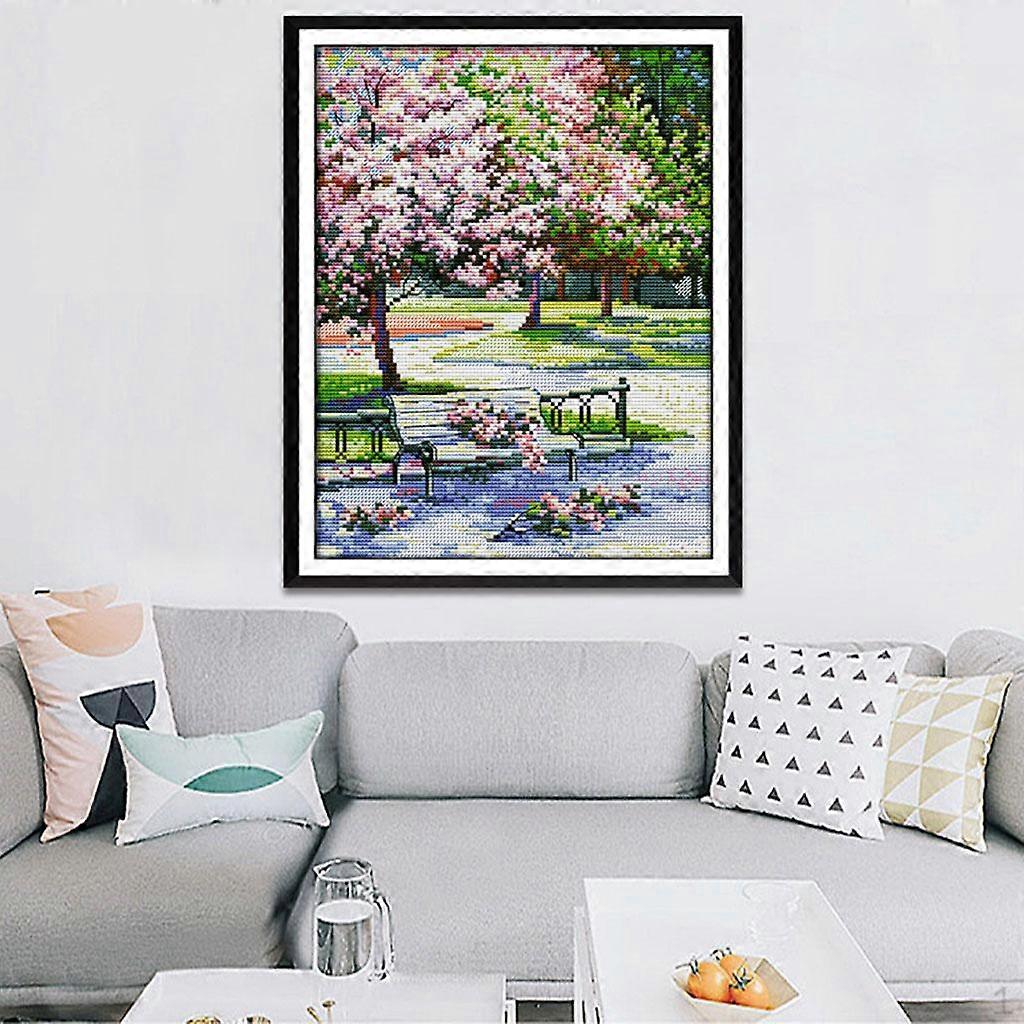 Stitch Preprinted Embroidery Template Counting Picture Handmade