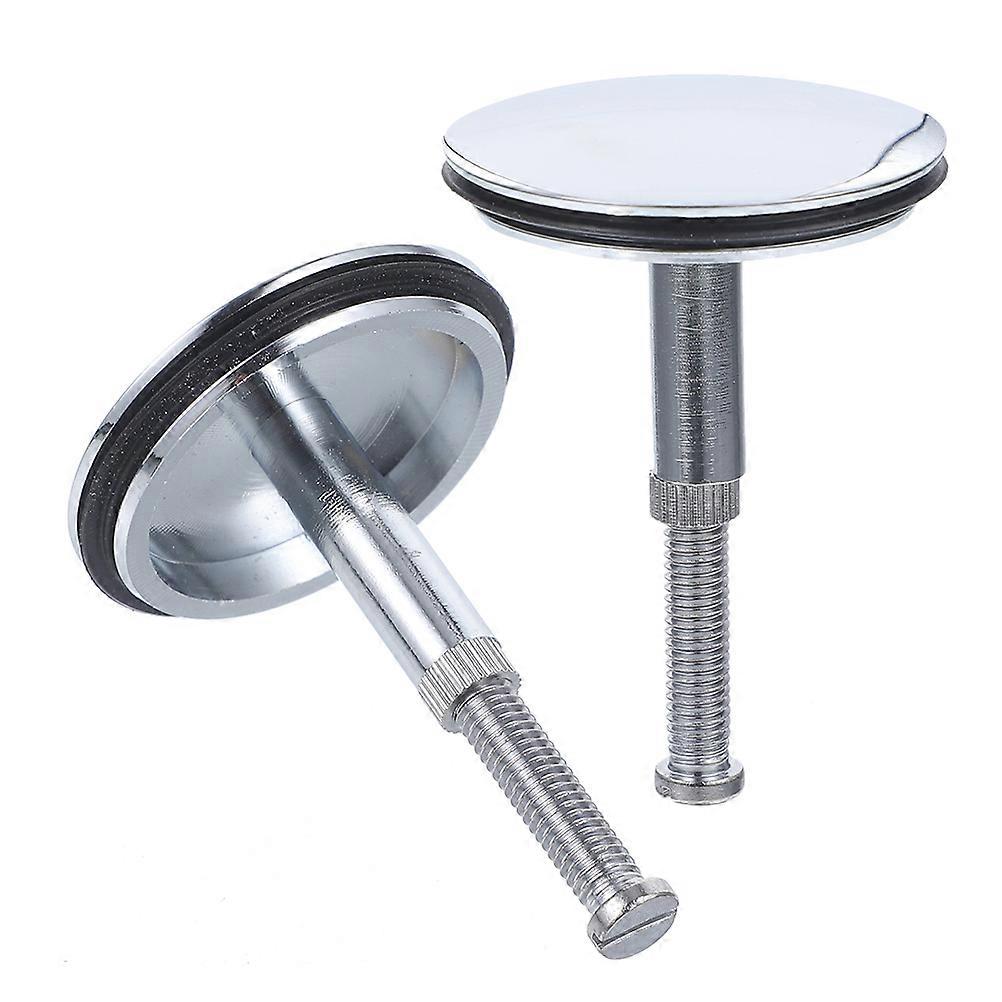 Copper Bath Plug with Tight Seal for Decor Multi Color Versatile Compatibility for Bathtub Drain 2pcs