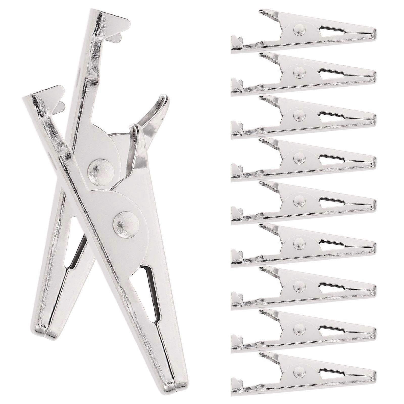 Electric Testing Clips Metal Clips for Secure Use 100Pcs