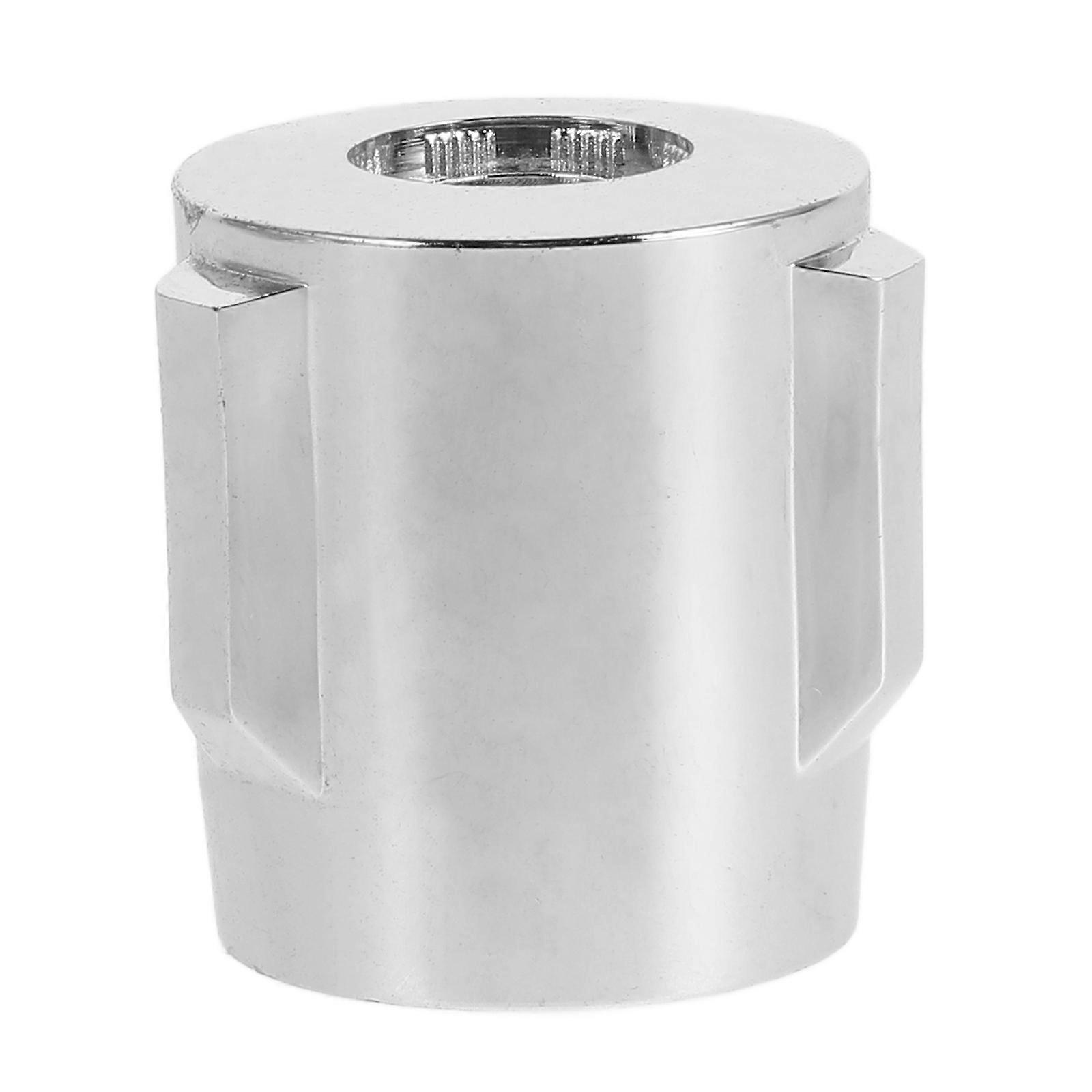 Silver Bathtub Knob Angle Valve Handle for Faucet Replacement Set