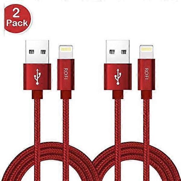 high quality 3 m compatible with iphone cable|red Red