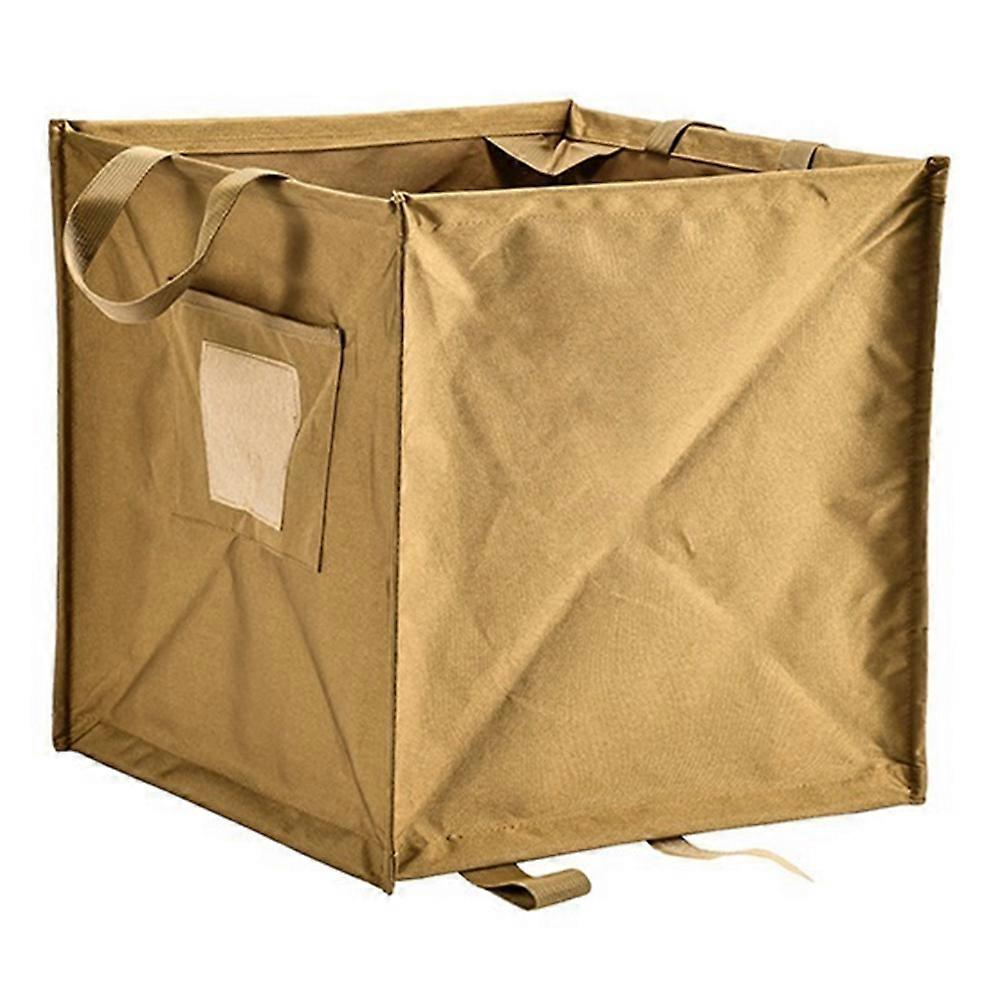 Folding Triangle Trash Can Camping Equipment Storage Box B