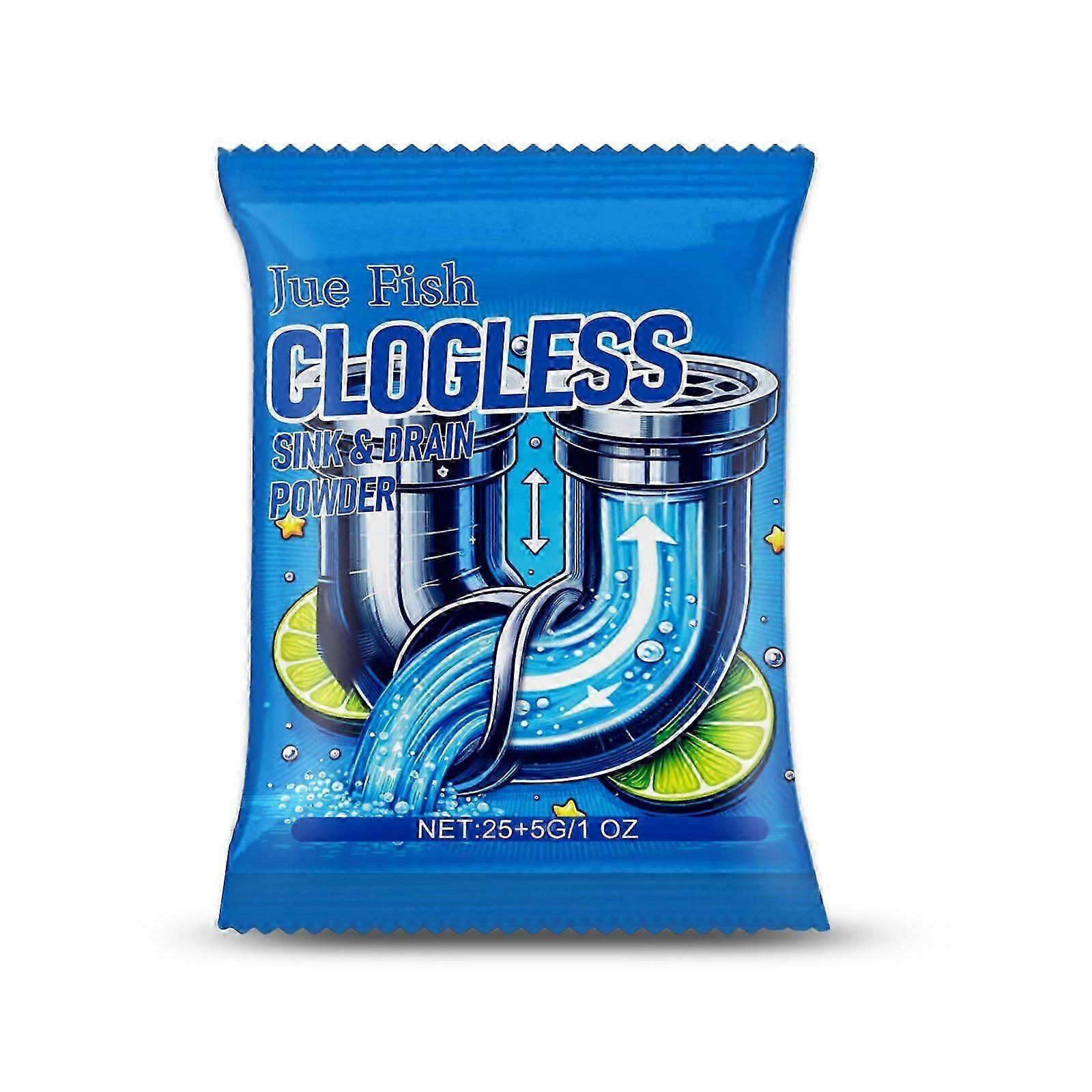 Drain Remover Pipe Cleaner Decontaminate Deodorant Quick Dissolves Clogged Drain Remover