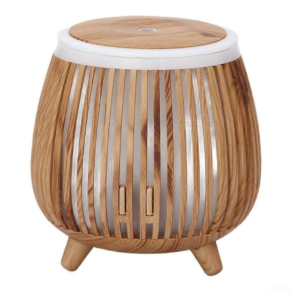 Air Freshener Essential Oil Diffuser with 140ML Humidifier LED Mood Light and Light Wood Grain Design