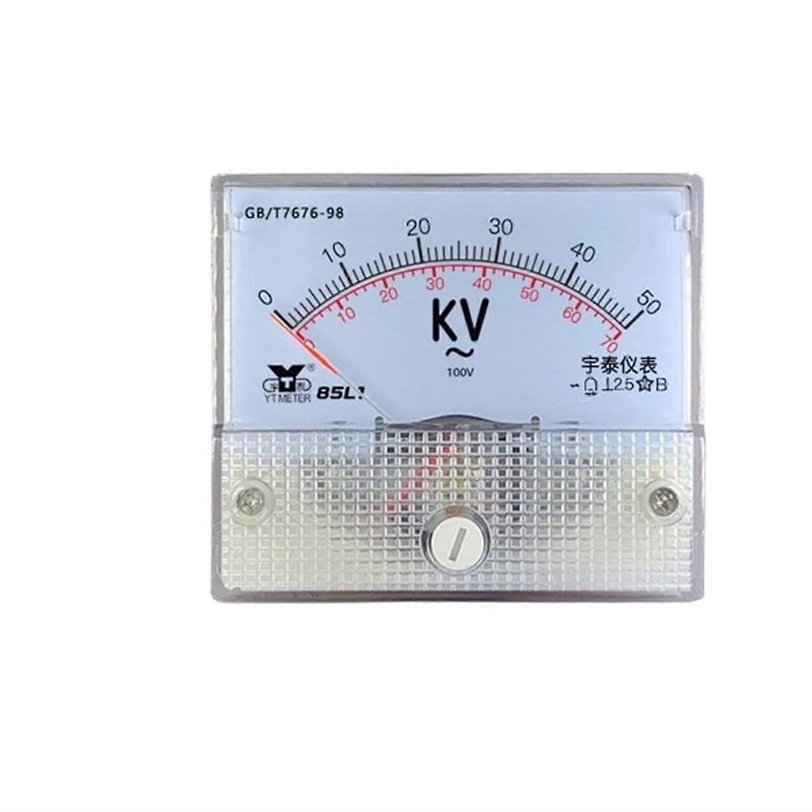 Voltage AC Voltmeter Analog Kilovolt Meter Panel Mount Precise Display 370KV Indirect