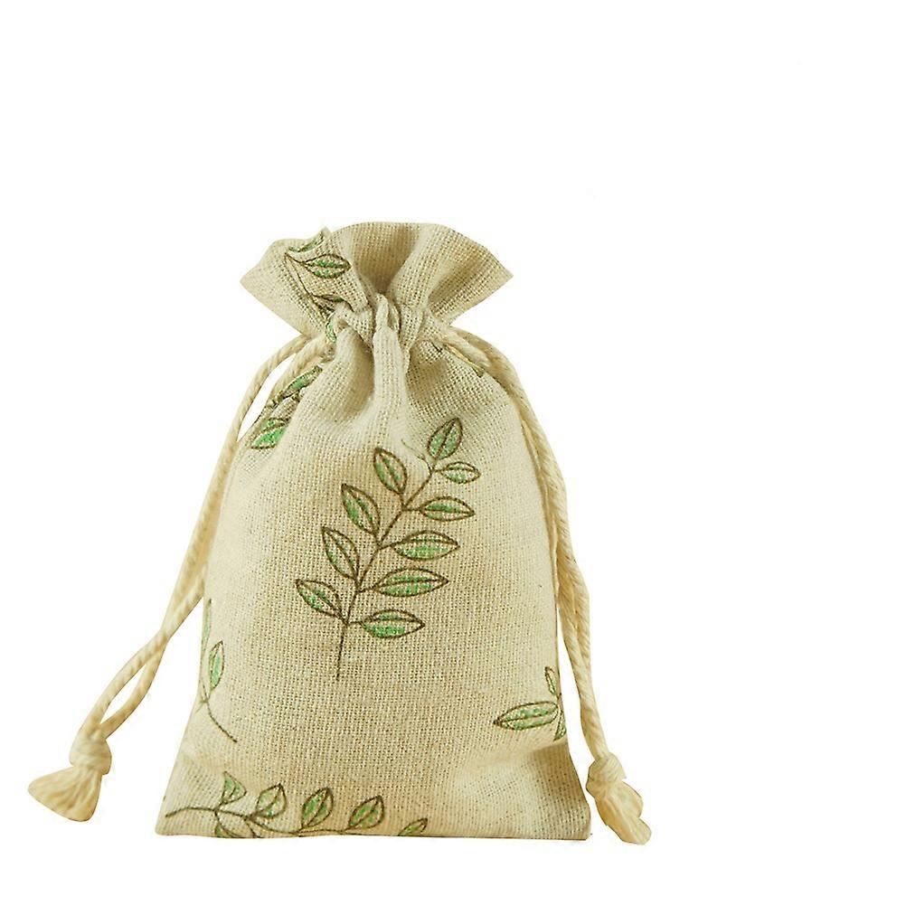 Small Burlap Bags Linen for Storage with Drawstring 60Pcs Gift Pouches