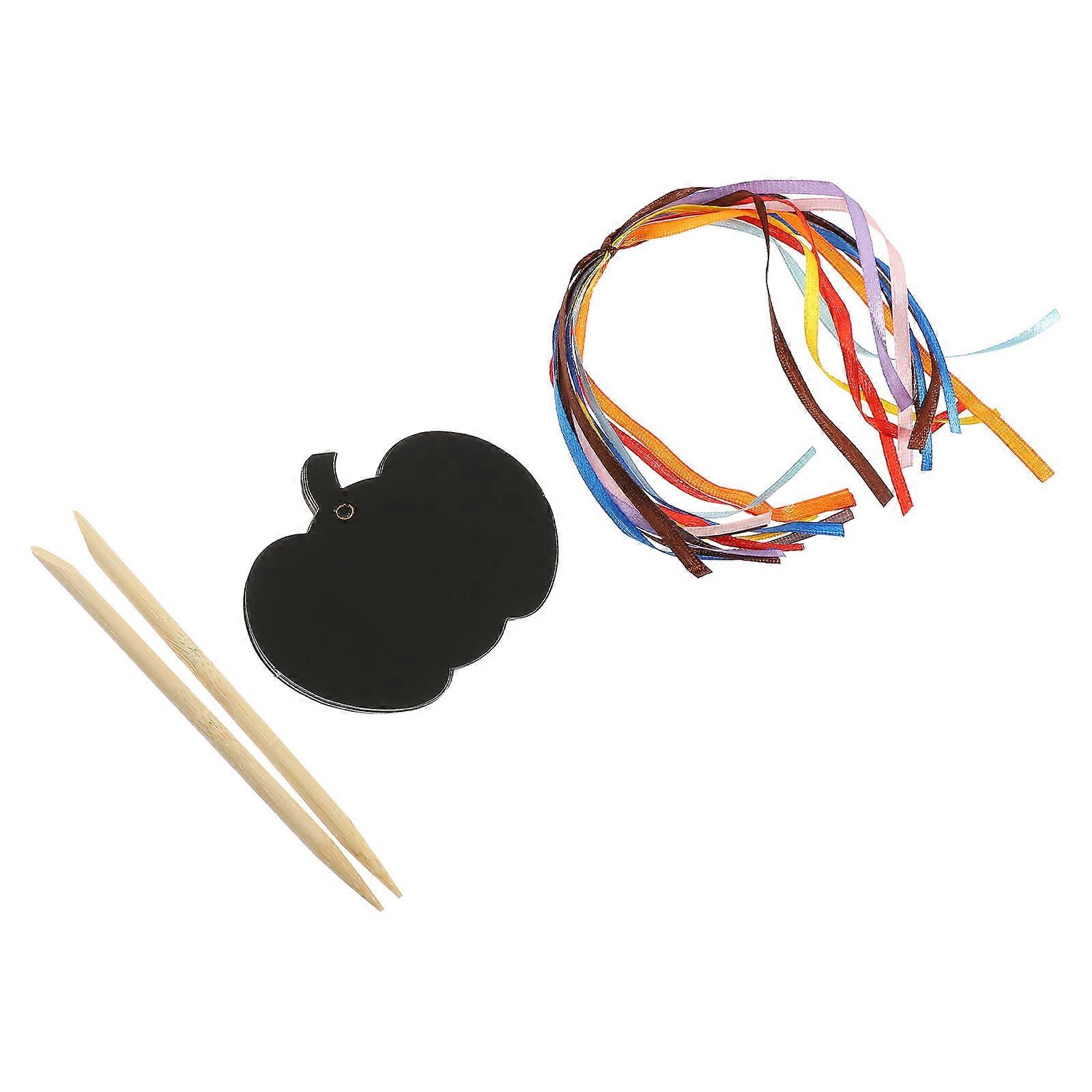 Halloween Scratch Paper Hanging Scratch Decor with 10Sets for Creative Arts