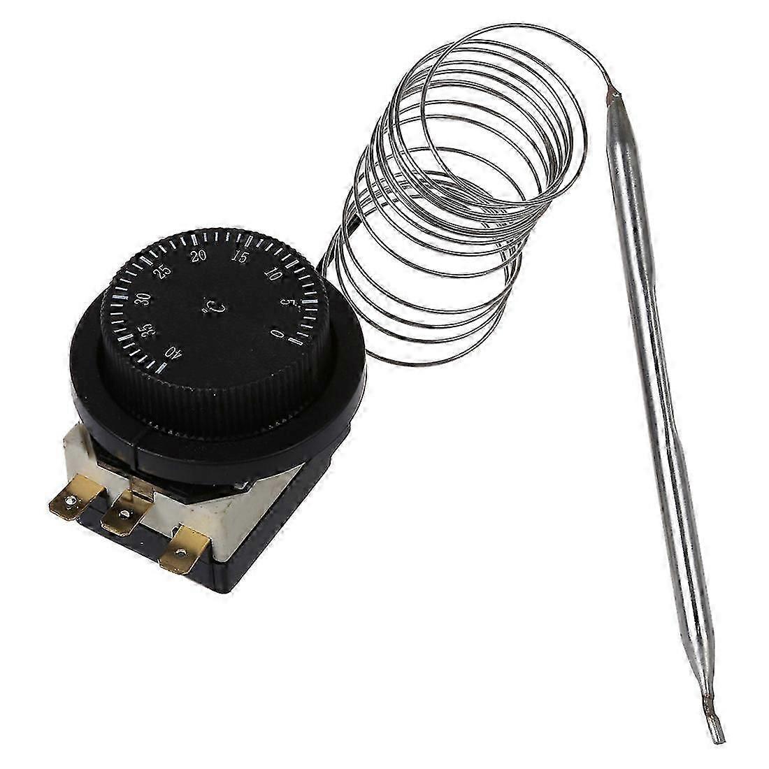 1NC 1NO AC 250V/380V 16A 0-40C Temperature Control Switch Capillary Thermostat