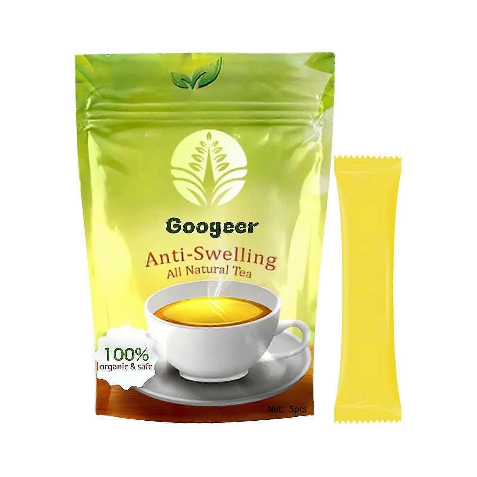 All-Natural Anti-Swelling Tea with Ginger, Lemon & Propolis for Body Slimming & Detox