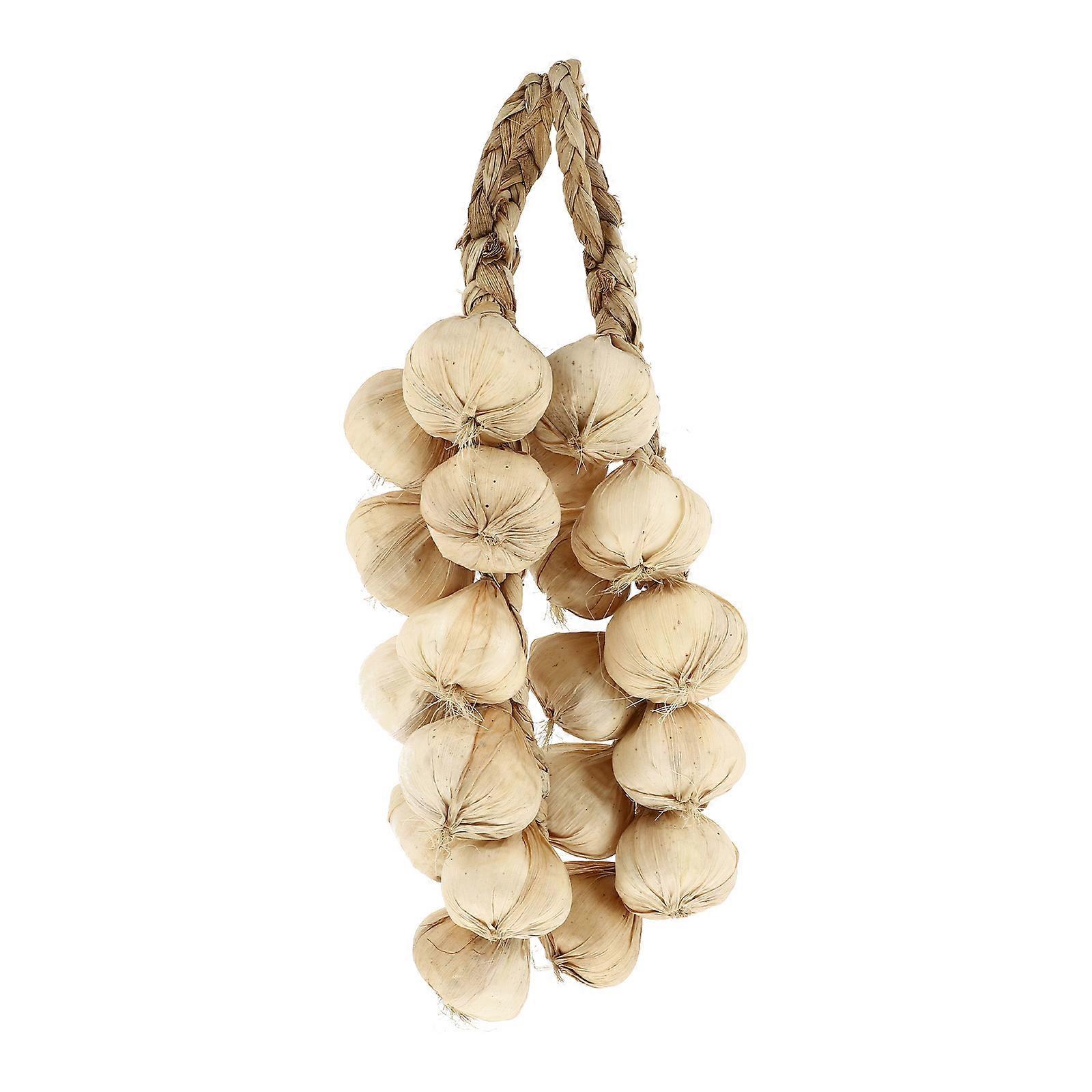 2Pcs Artificial Garlic Wall Decorations Farm Vegetable Models