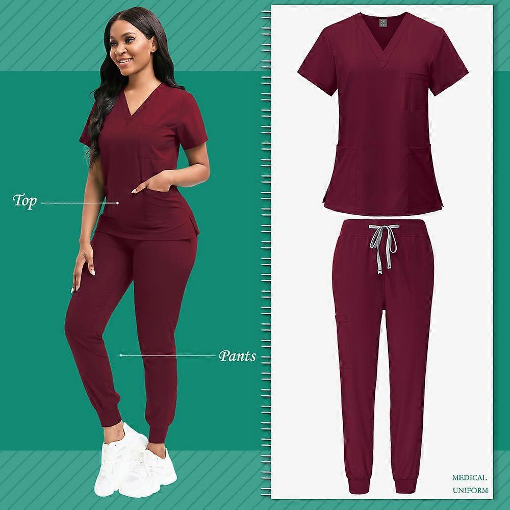 Scrubs Women Beauty SPA Uniform Pet Clinic Store Veterinary Dentistry Work Clothes Set High-quality Medical Nurse Uniform Unisex