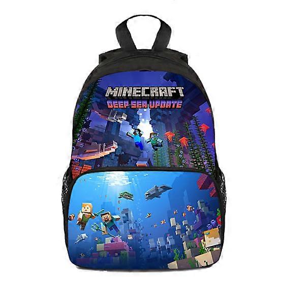 Minecraft Backpack For Kids School Bag Backpack Characters Bag C