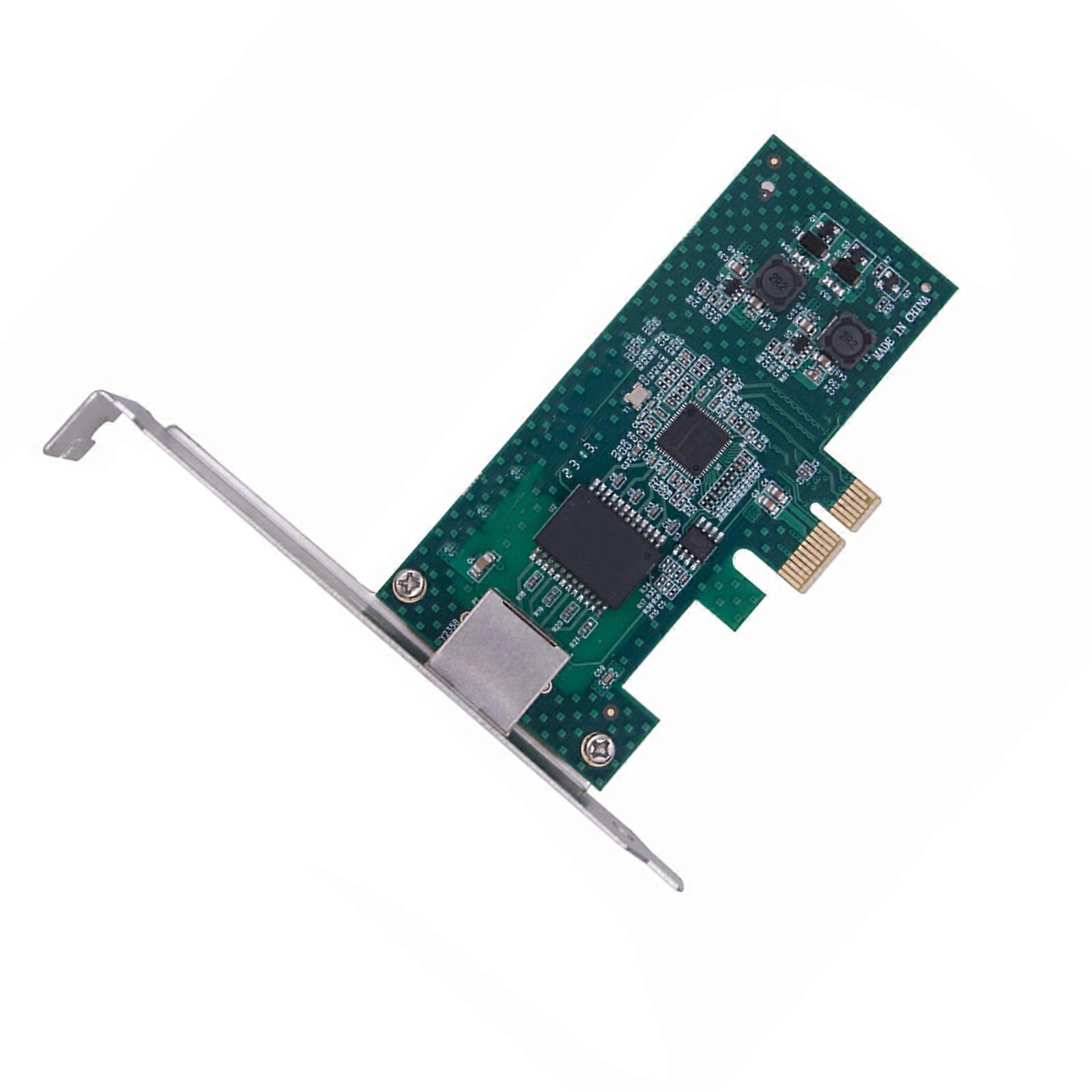 PCIE 1X Gigabit Networking Card 10/100/1000Mbps PCIE Ethernet Adapter Card Ethernet Card for Server Accessories Multicolor