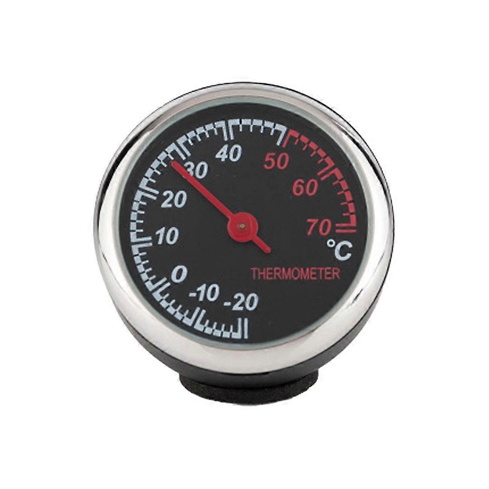 Luminocom Clock Humidity Meter Dashboard Ornament Mini Clock Temperature Gauge Analog Thermometer Digital Clock Sticker Sensor