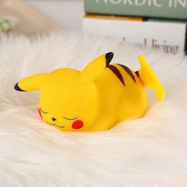 Pikachu night light cute bedside table lamp lighting calming B