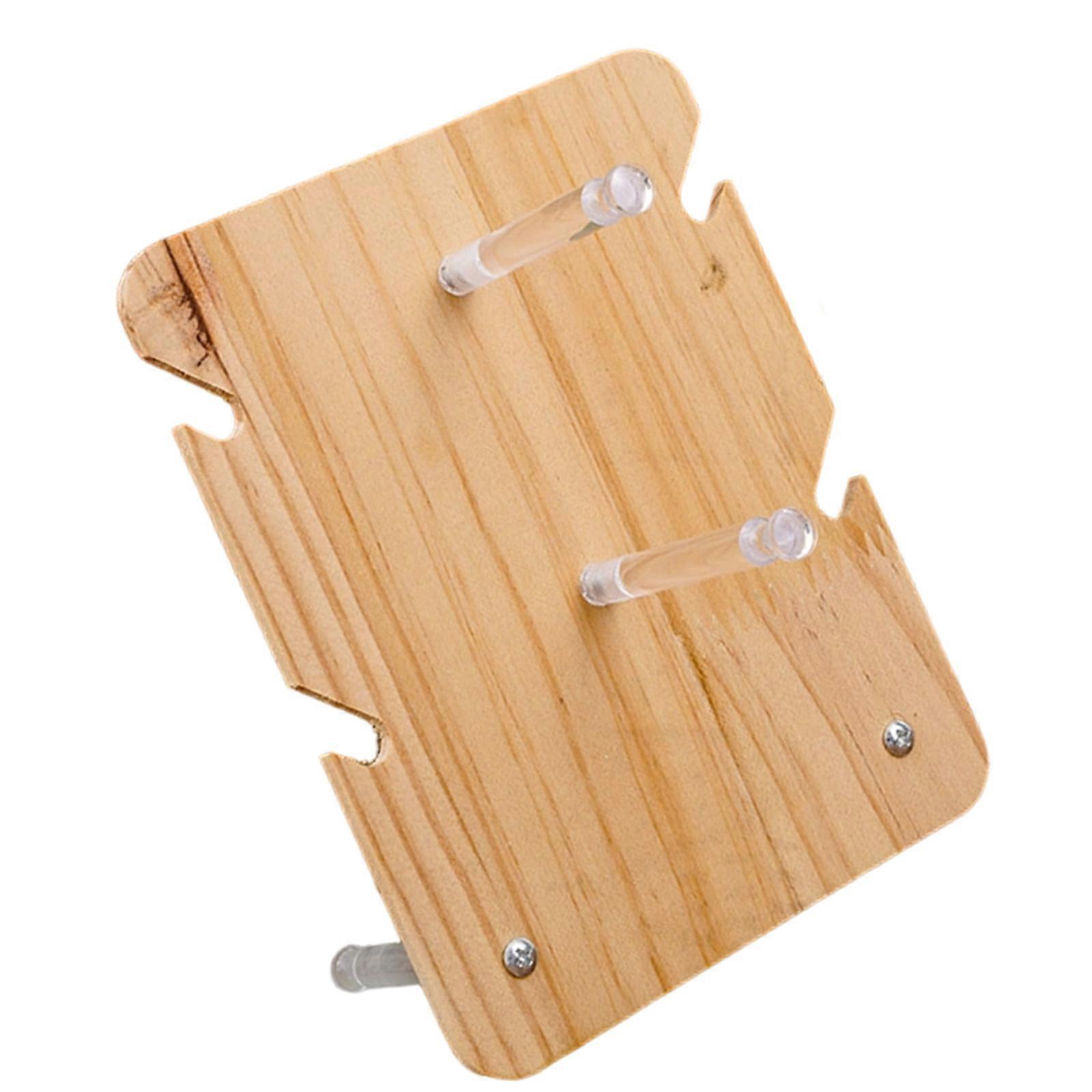 Simple Setup Wood Glasses Holder Stand Vertical Display Rack for Multiple Pairs Storage No Tools Needed Organized Multicolor