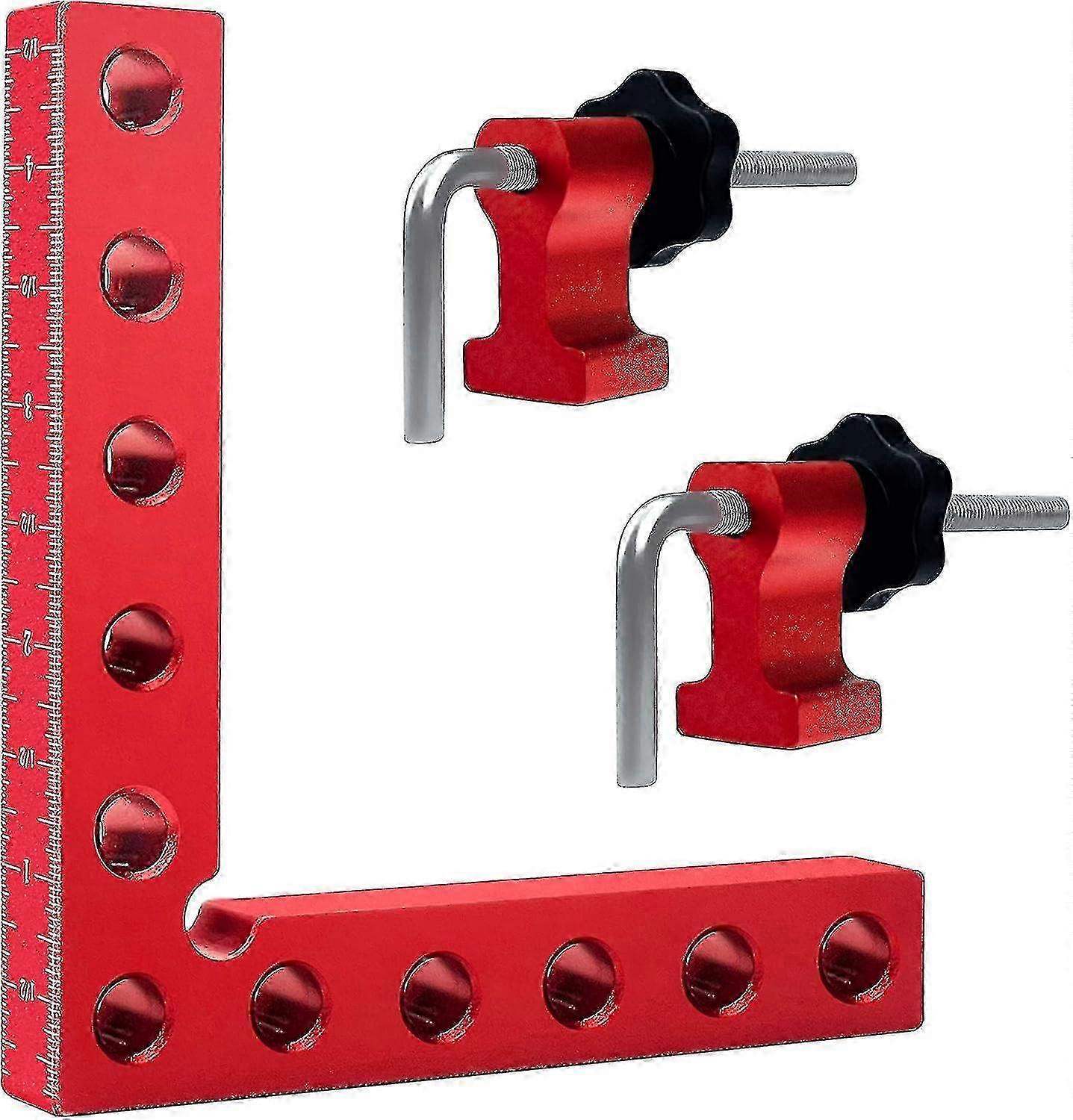 Clamping Square, 90 Degree Positioning Squares, Corner Clamping Square Tool L-type Aluminum Alloy Woodworking Carpenter For Project Hobbyist, Cabinets