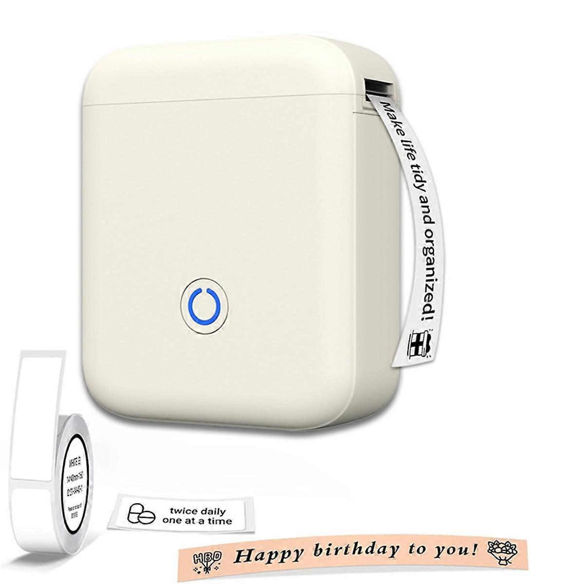 Wireless MiniPortable Printer Smart Label Printer Mobile Thermal Adhesive Label Machine Suitablefor Storehouse Express,B