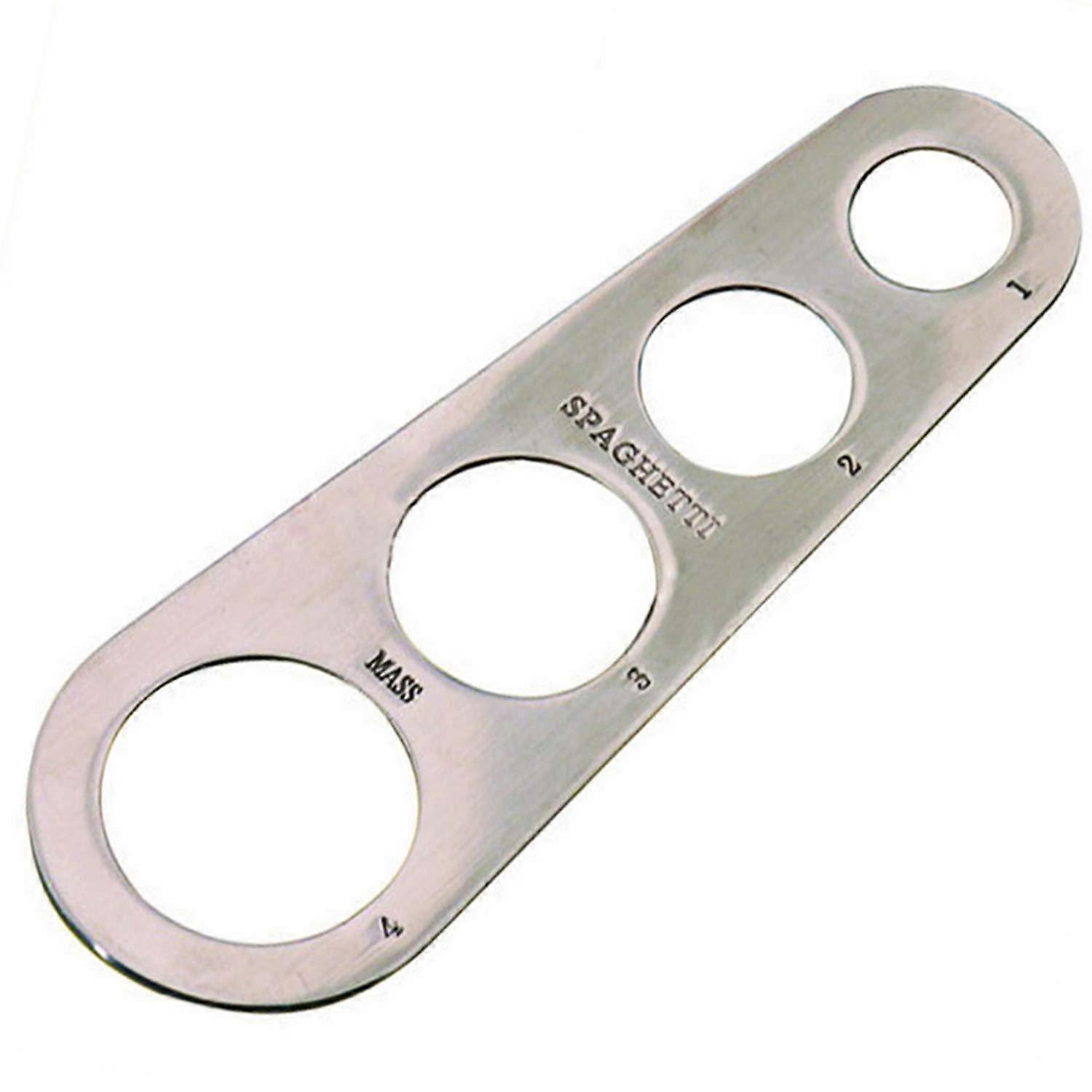Stainless Steel Pasta Measuring Tool with Four Size Holes for  Spaghetti Portion Control