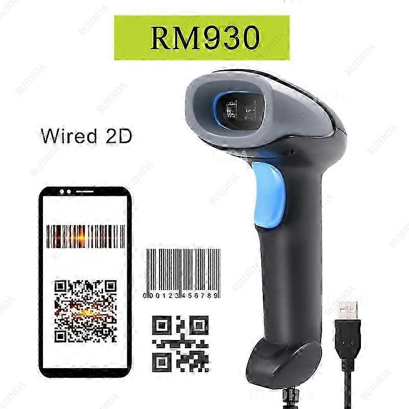 Code Reader Scanner 1D/2D Handheld Barcode Scanner QR 2D Scanner Bar Reader Portable qr Scanner USB Code Scanner PDF417 DM Code 25-26