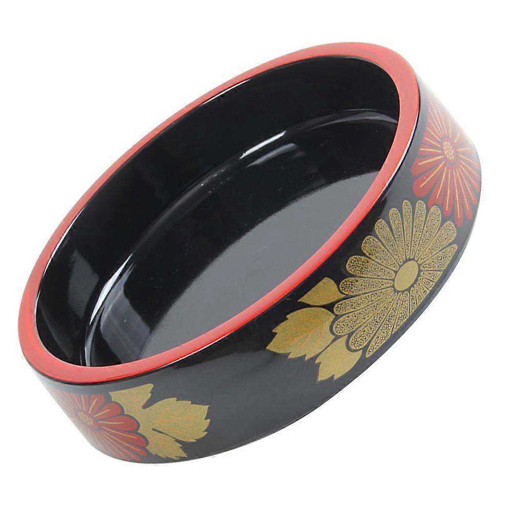 Ice Plate Sushi Tableware Round Sashimi Serving Plate for Restaurant