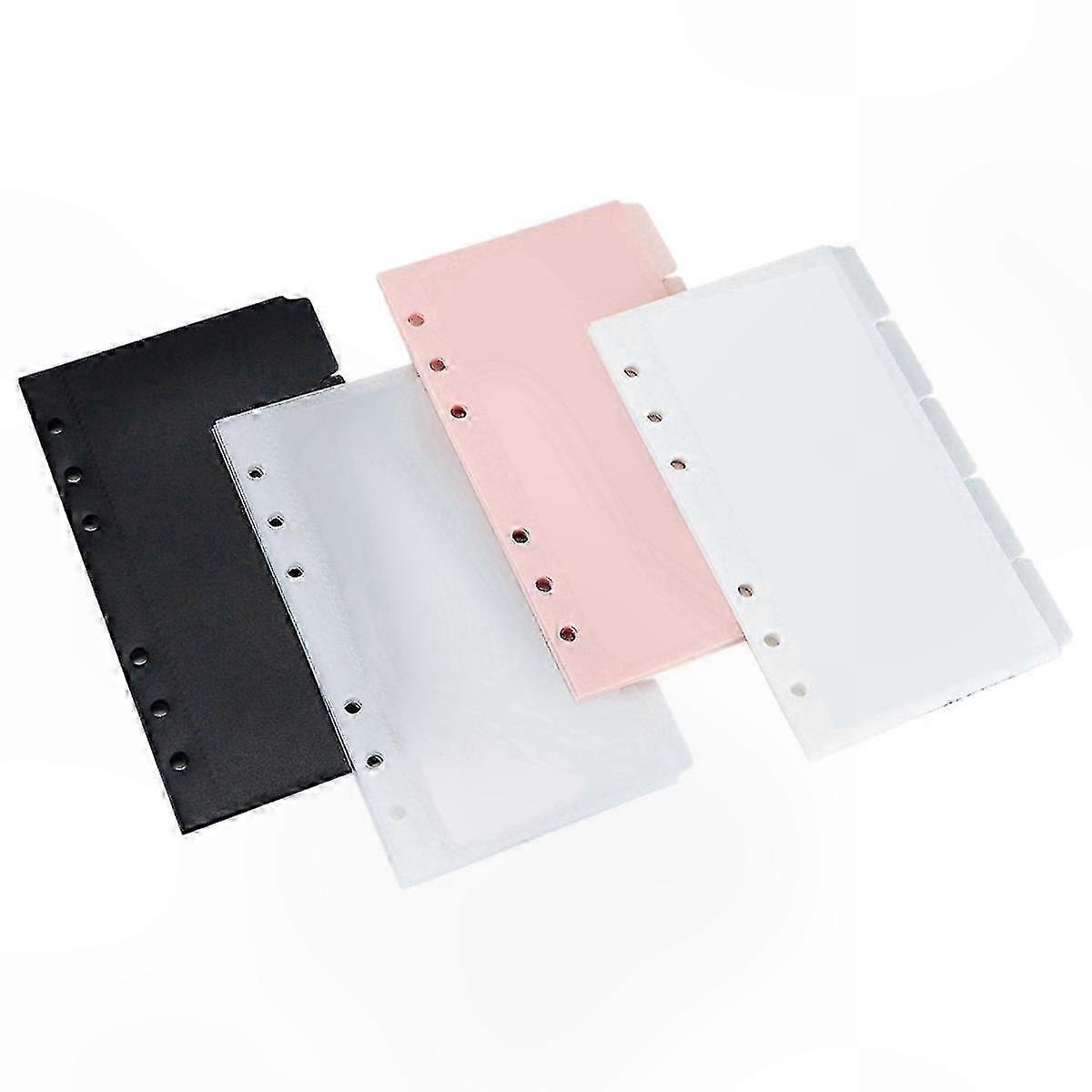 6-Hole A6 Binder Pockets for Budgeting Notebooks and Planners