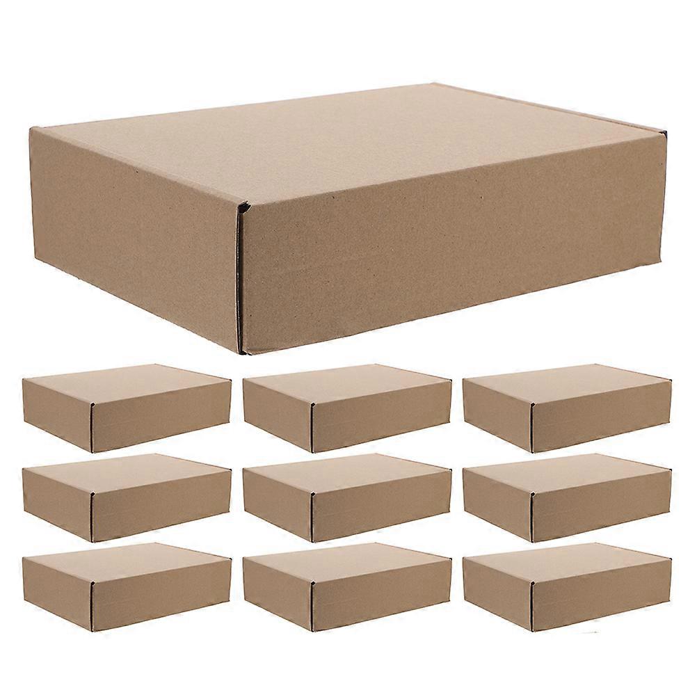 Durable Kraft Paper Boxes for Packaging with 20Pcs Corrugated Square Boxes