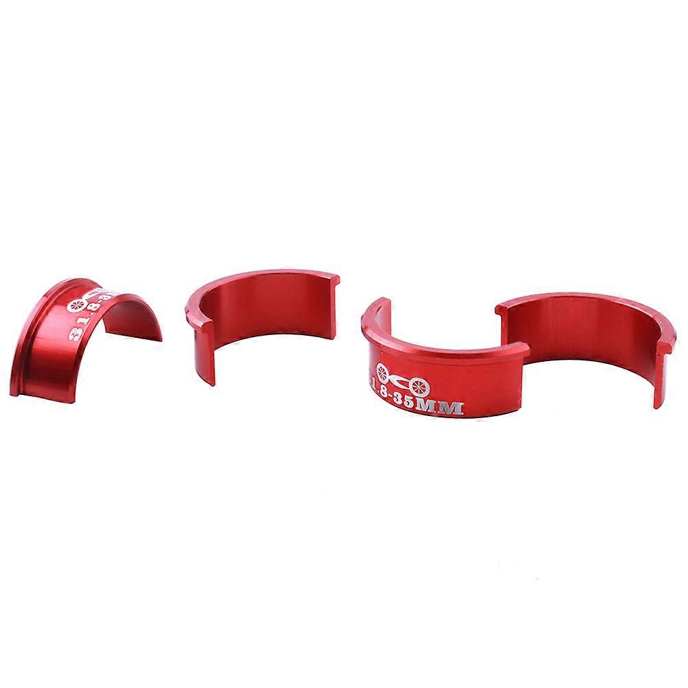 Bike Handlebar Adapter Handlebar Conversion for 8Pcs Set Red Color