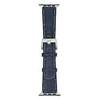 Genuine Leather Watchband For Apple Watch Ultra 3 2 1 49mm/Series 11 10 46mm/9 8 7 45mm/SE3 SE2 SE 6