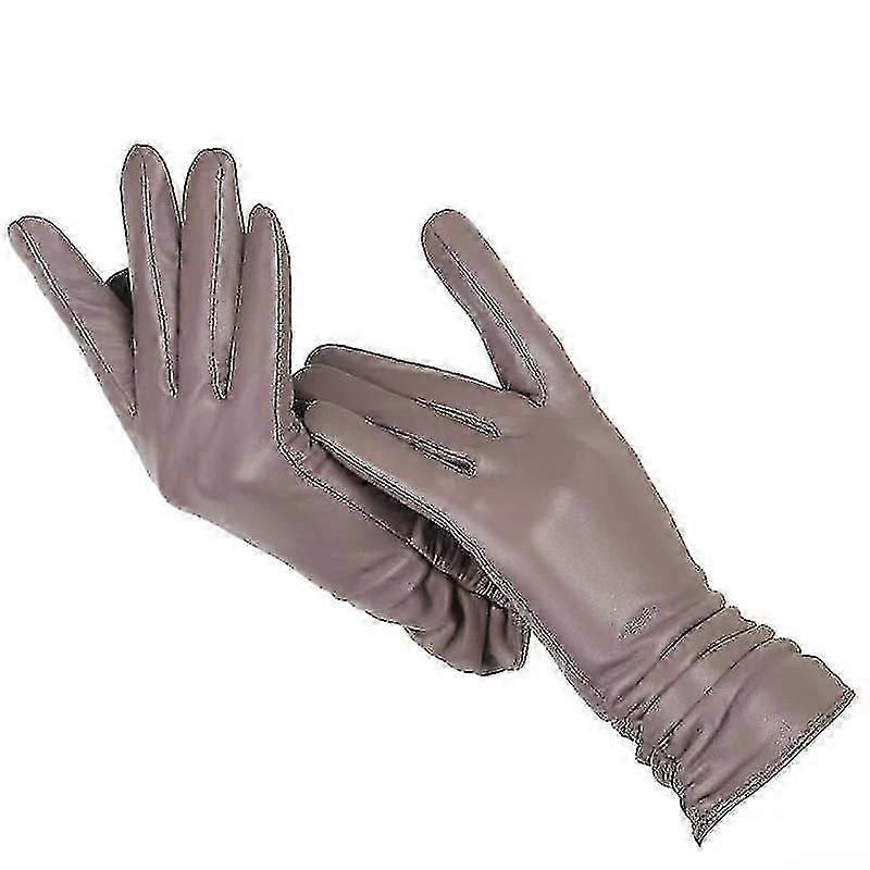 Winter Genuine Leather Gloves Suitable for Sheepskin
