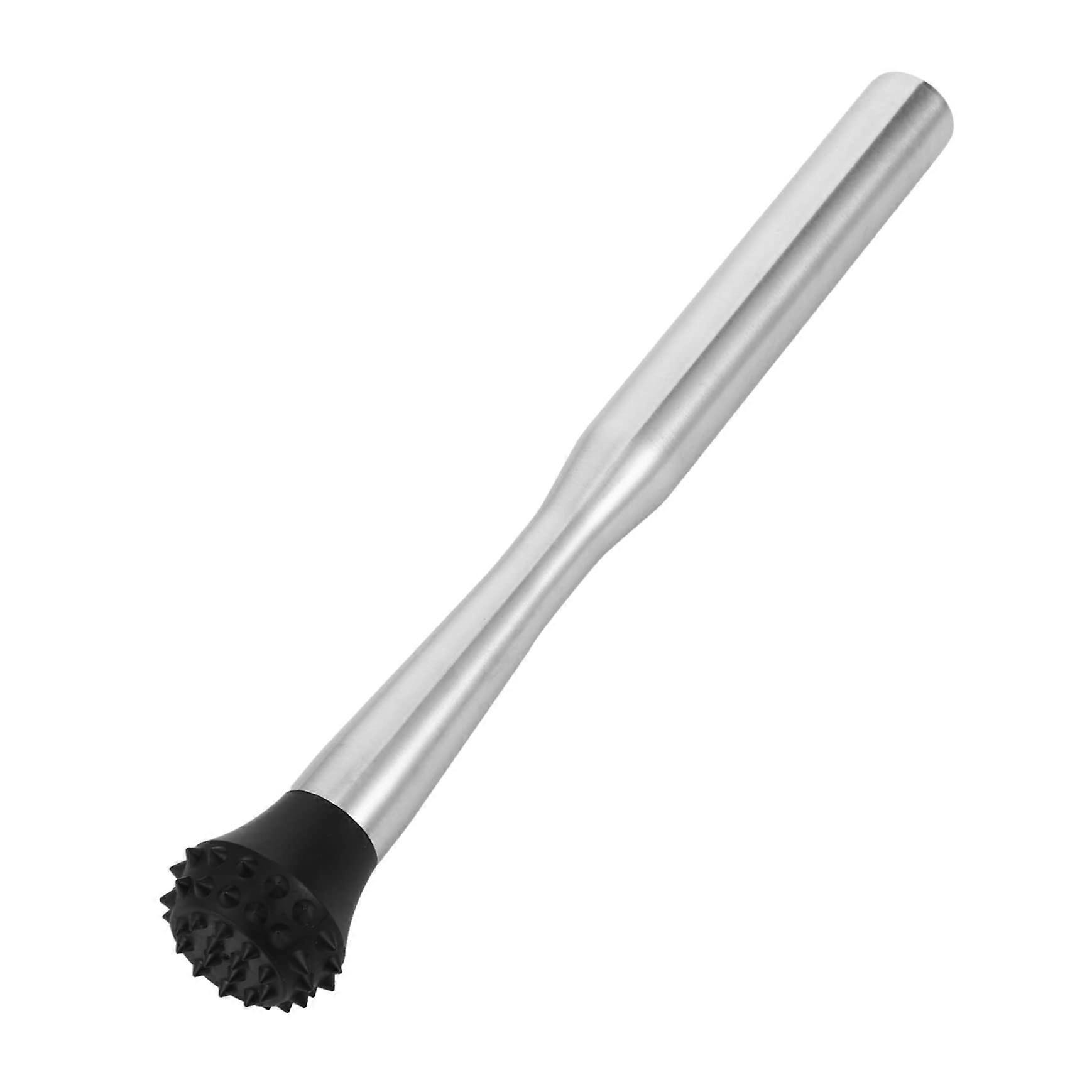 Stainless Steel Cocktail Muddler 30cm Professional Bartender Tool for Mixing and Muddling Drinks
