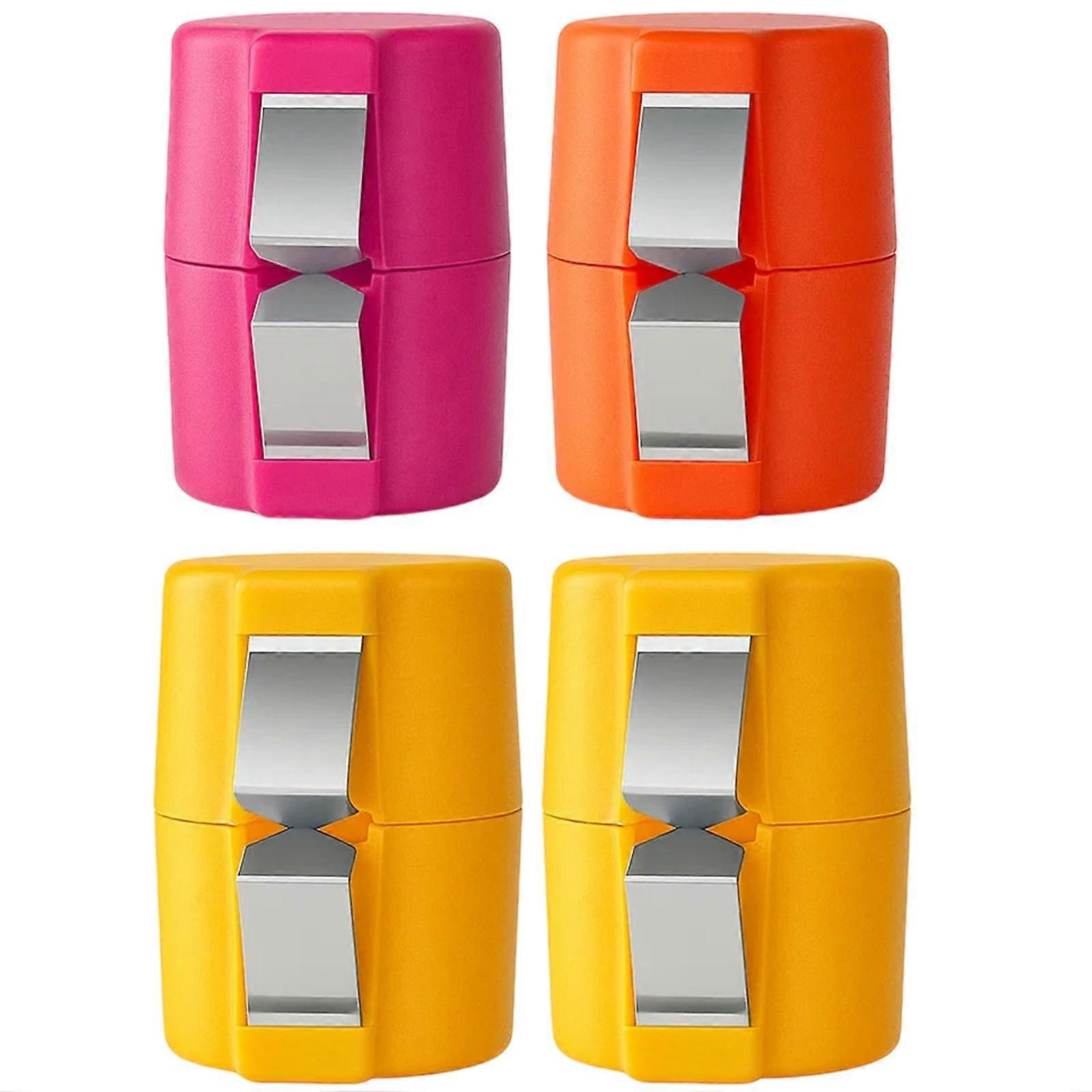 4 PCS Egg Shell Opener and Peeler for Hard Boiled Eggs, Ergonomic Grip, MultiColor Kitchen Set