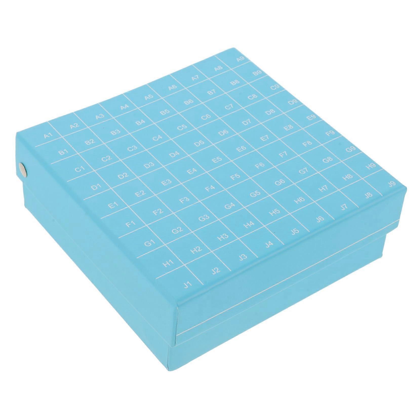 Microcentrifuge Tube Storage Box with Connected Lid for Easy Laboratory Sample Organization