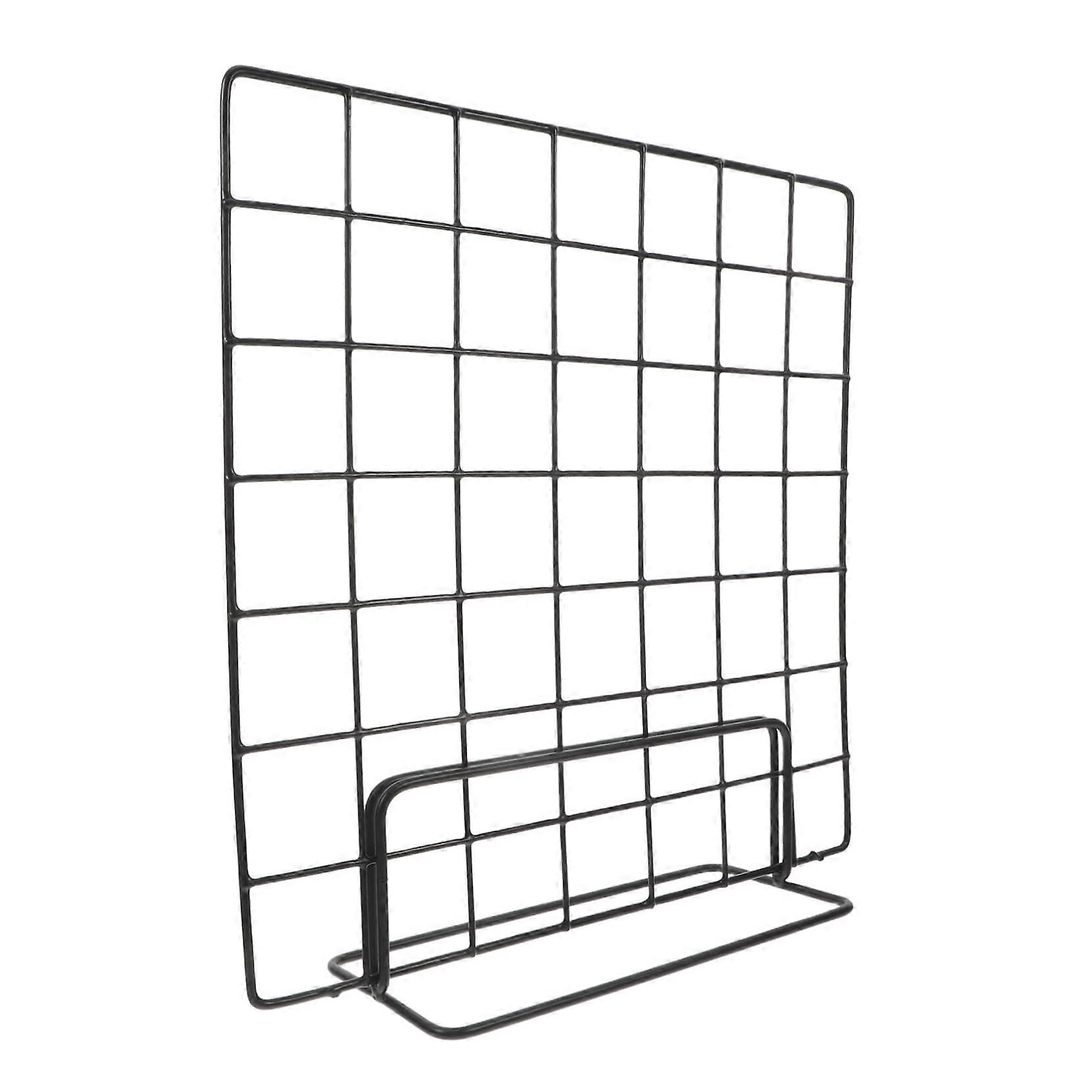 2pcs Metal Wire Grid Display Rack for Retail and Tabletop Photo Stand Modular Design