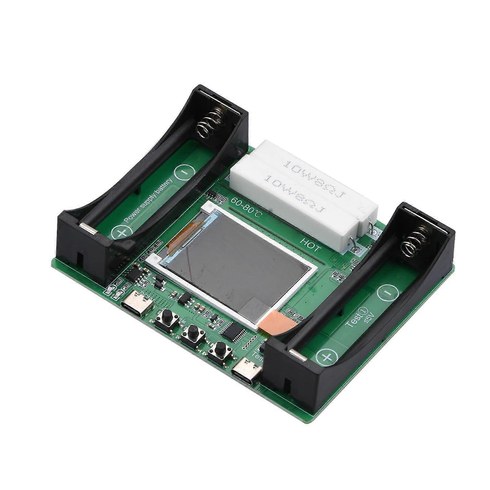18650 Battery Capacity Tester with TypeC Interface, SingleChannel Automatic Charge Discharge