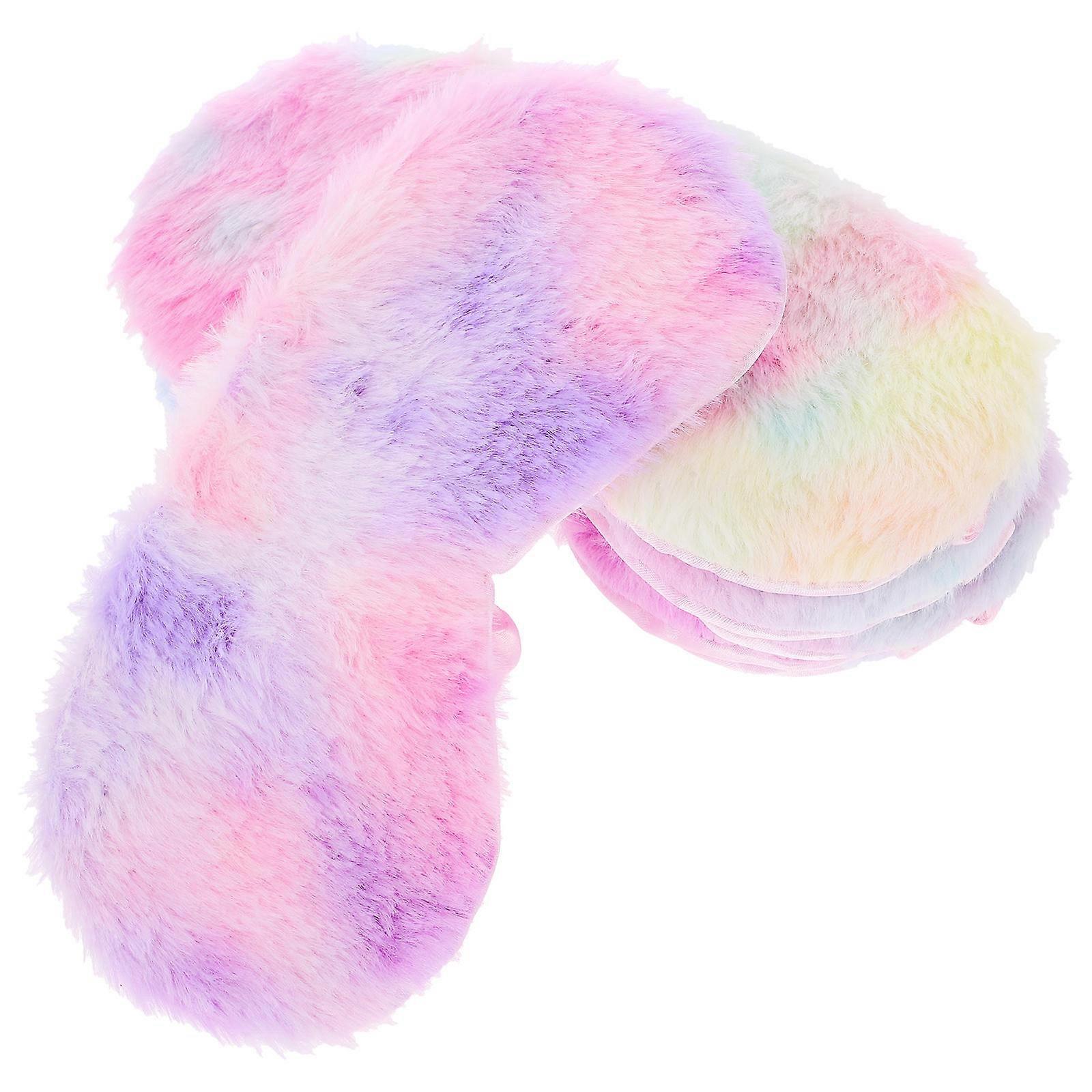 Sleep Mask Plush Eye Mask for Sleeping Use 6Pcs Multi Covers