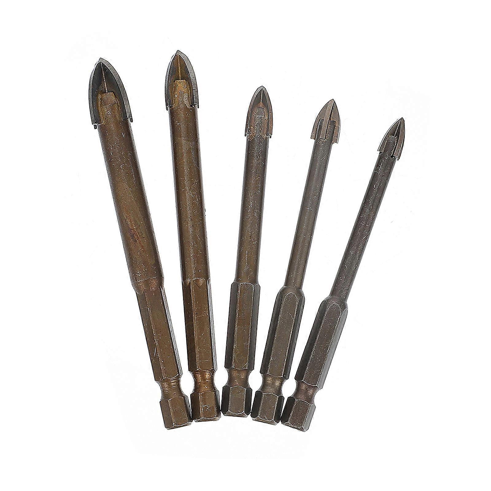 Tile Glass Drill Bits 5Pcs for Efficient Triangle Drills Bit Usage